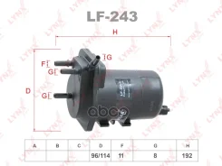 ������ ��������� Nissan Note E11 05-13 1.5 dCi LYNXauto ���. LF243 LYNXauto ����
