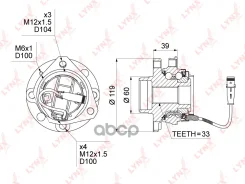 ������� ������ | ����� ����/��� | Opel Astra H 04-10 LYNXauto ���. WH1024 LYNXauto ����