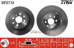 ���� ��������� | ��� | OPEL Vectra B (J96) 1.6 i 16V (F19) 10.1995 - 04.2002 OPEL Vectra B (J96) 1.8 i 16V (F19) 10.1995 - 09.2000 TRW ���. DF2772 ����