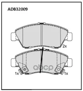 ������� ��������� | ����� | Honda Civic IV/Civic V/Civic VI/Civic VII/Civic VIII 1.3/1.6/1.7 FR 10/91- Allied Nippon ���. ADB32009, ������ ����