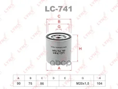������ �������� Isuzu ASKA 4FC1,4FC1-T, Gemini 4FB1,4FB1-T, Fargo 4FB1,4FC1,4FC1-T,4FD1,4JB1-T, ELF150 4JA1,4JB1 LYNXauto ���. LC741 ����