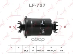 ������ ��������� Hyundai Sonata Y2 / Y3 2.0-3.0 88-98 LYNXauto ���. LF727 ����
