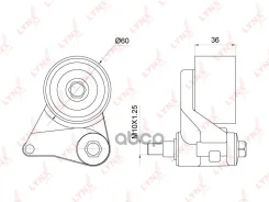 ����� �������� ����� ��� Hyundai Grandeur (TG) 2.7 06- / Santa FE (SM, CM) 2.7 05- / �1 / � ����� LYNXauto ���. PB1260 ����