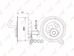 ����� �������� ����� ��� Toyota Nadia 2.0 98-03 / Vista 2.0 98-03 LYNXauto ���. PB1326 ����