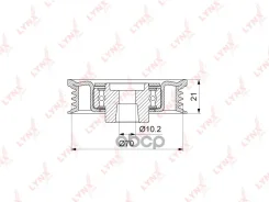 ����� �������� ���������� ����� MMC 4G15/4G19 COLT / COLT PLUS 1.3/1.5 Z25A-Z28A, Z37A 02- / AC / ������ LYNXauto ���. PB5372 ����