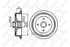 ������� ��������� Audi 80 1.6-1.9D 86-91 Stellox ���. 60254720SX Stellox ����