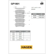 ������� ��������� Nissan Patrol III 10- ���. Sangsin Brake GP1801 ����