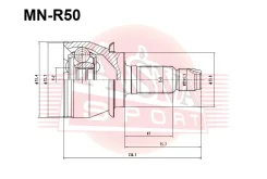 ���� �������� 21X54X26 ASVA MN-R50 ����