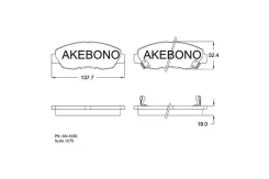 ������� ��������� �������� �������� �������� ��� Honda CR-V (-01) AN-455WK Akebono AN-455WK AN-455WK ����