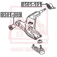 ����������� ������ ��������� ������ Mazda Mazda 323 BA 1994-1998 ASVA 0501101 ASVA 0501101 ����
