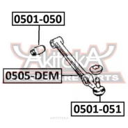 ������� ����� ������� Mazda Demio DW3/DW5 1998- ASVA 0505DEM ASVA 0505DEM ����