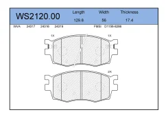 ������� ��������� �������� (�������) KIA RIO II 25 KIA RIO II 25 Jeenice WS212000, �������� ����
