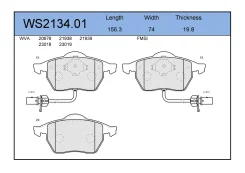 ������� ��������� �������� (�������) VW Passat (3B3) 1.8 T 20V 11.2000 - 05.2005 AUDI A6 (4B2, C5) 2.4 02.1997 - 01.2005 Jeenice WS213401, �������� ����