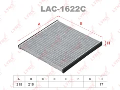 ������ �������� �������� Geely Mk 11-15, FAW Vita 08-10 Lynxauto LAC1622C ����