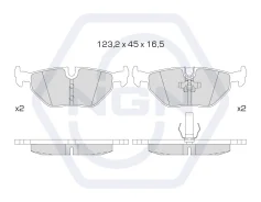 ������� ��������� �������� ������������ (�����) BMW 3 (E46) 1.6-2.5 98-05 NGN 3501579, ������ ����
