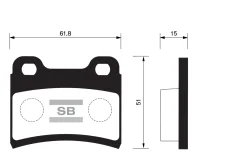 ������� ��������� �������� (�����) KIA Sephia, Shuma, Sephia II Sangsin SP1064, ������ ����