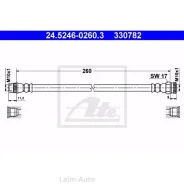 ����� ��������� ������ [260 mm] Citroen Berlingo 96-11/ Xsara Picasso 00->, Peugeot Partner 96-15 ����