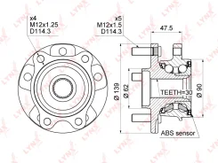 ������� �����. � ����� [� ABS] LYNX AUTO WH-1013 ����