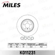 ���� ��������� ������ D=345��. Miles ���. K011231 K011231 Miles ����