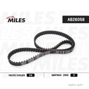 ������ ��� (�������� HNBR) 114MR17 (Contitech CT754) Citroen FIAT Peugeot 1.5-2.0 AB26058 Miles AB26058 ����