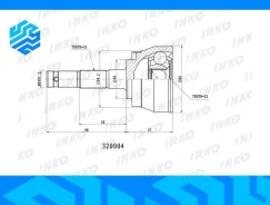 ���� �������� INKO 320004 ��������, �����/������ ����