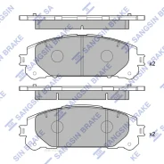 ������� ����. ����. ������. Toyota Highlander 2020 Sangsin Brake SP4448 Sangsin Brake SP4448 ����