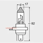 ����� H4 12V 60/55W P43t Ultra LIFE 1 ��. Osram 64193ULT ����