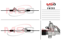 ������� ����� c ��� ����� VW Polo 1994-2001, VW Golf II 1983-1992, VW Golf III 1991-1999, VW Jetta 1 MSG VW203 ����