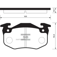 ������� ��������� �������� Peugeot 306 1.8i-2.0i/2.0HDi 93-00 SP1242 Sangsin Brake SP1242 ����