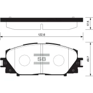 ������� ��������� Toyota Yaris 06- (������) ��� ��� �������� SP1377 Sangsin Brake SP1377 ����