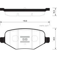 ������� ��������� ������ Sangsin Brake SP1621 ����